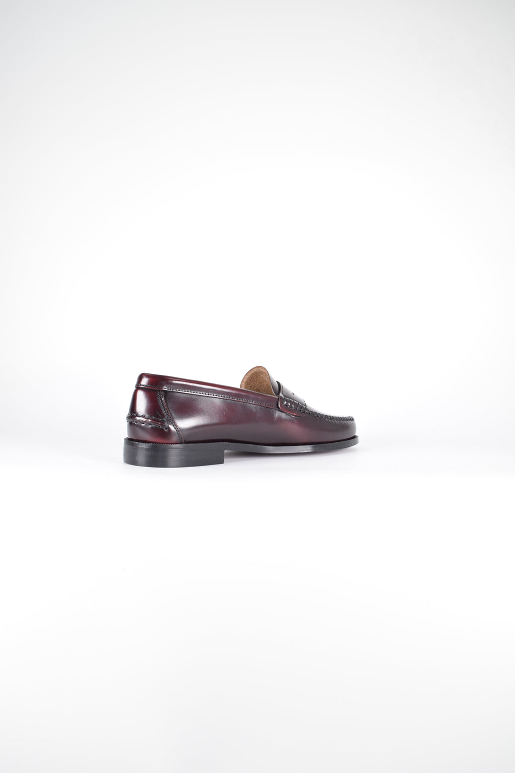 Mocasines de piel Elegancia - Hombre Burdeos