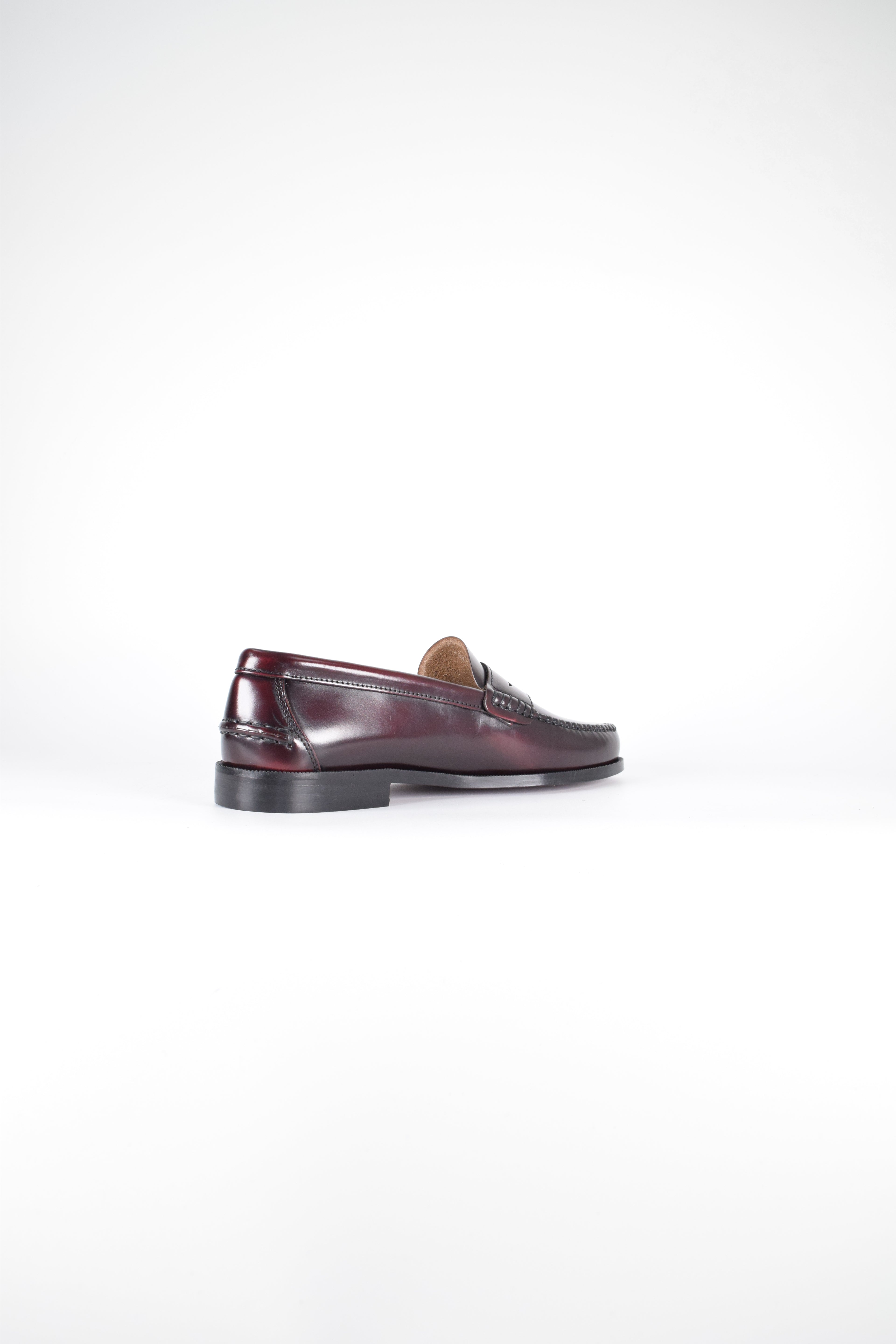 Mocasines de piel Elegancia - Hombre Burdeos