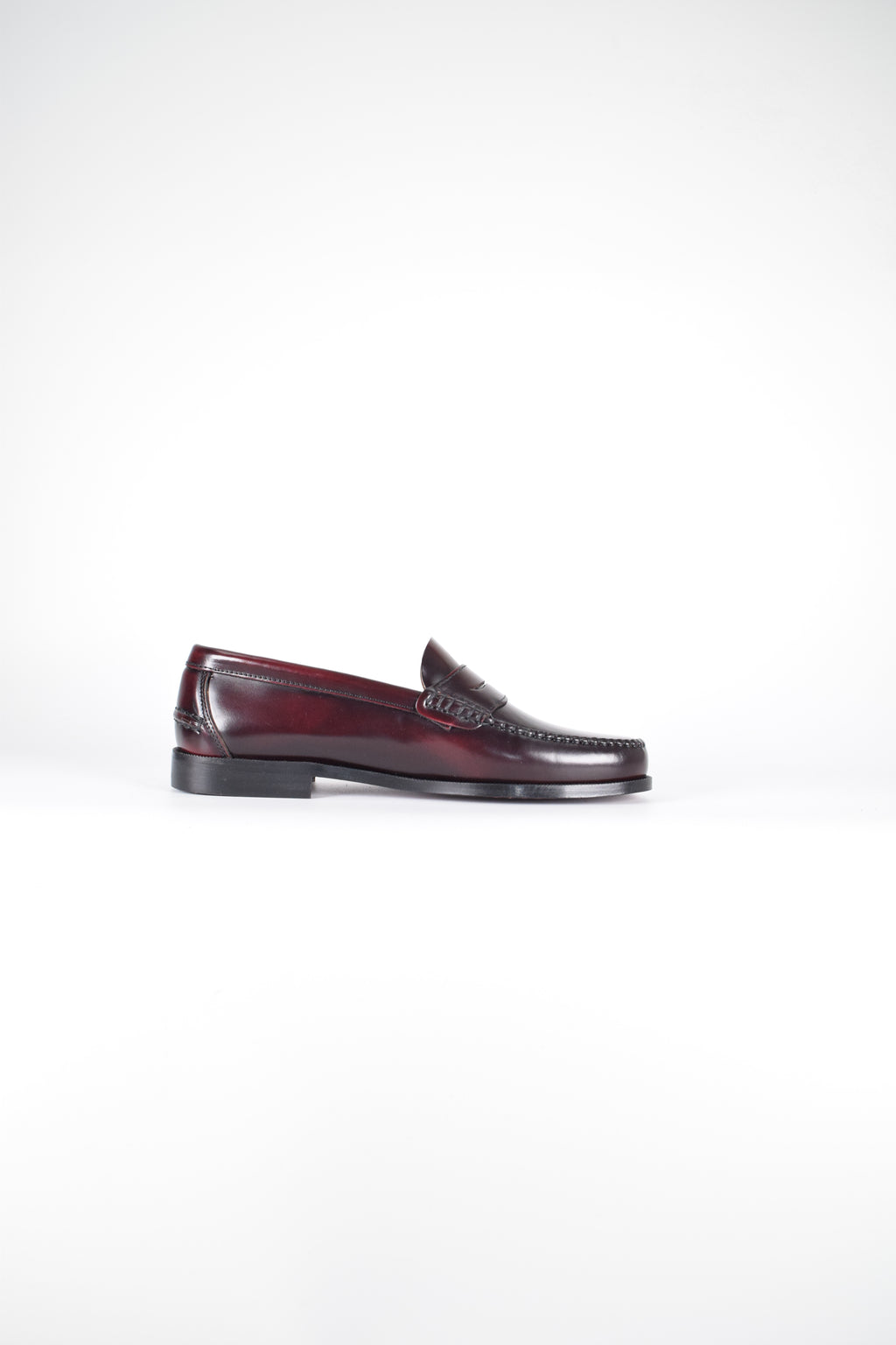 Mocasines de piel Elegancia - Hombre Burdeos