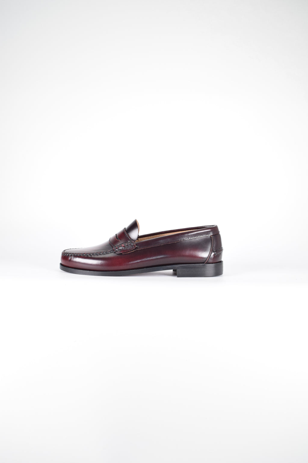 Mocasines de piel Elegancia - Hombre Burdeos