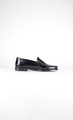 Mocasines de piel Elegancia - Mujer - Negro - Suela de Goma