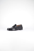 Mocasines de piel Elegancia - Mujer - Negro - Suela de Goma