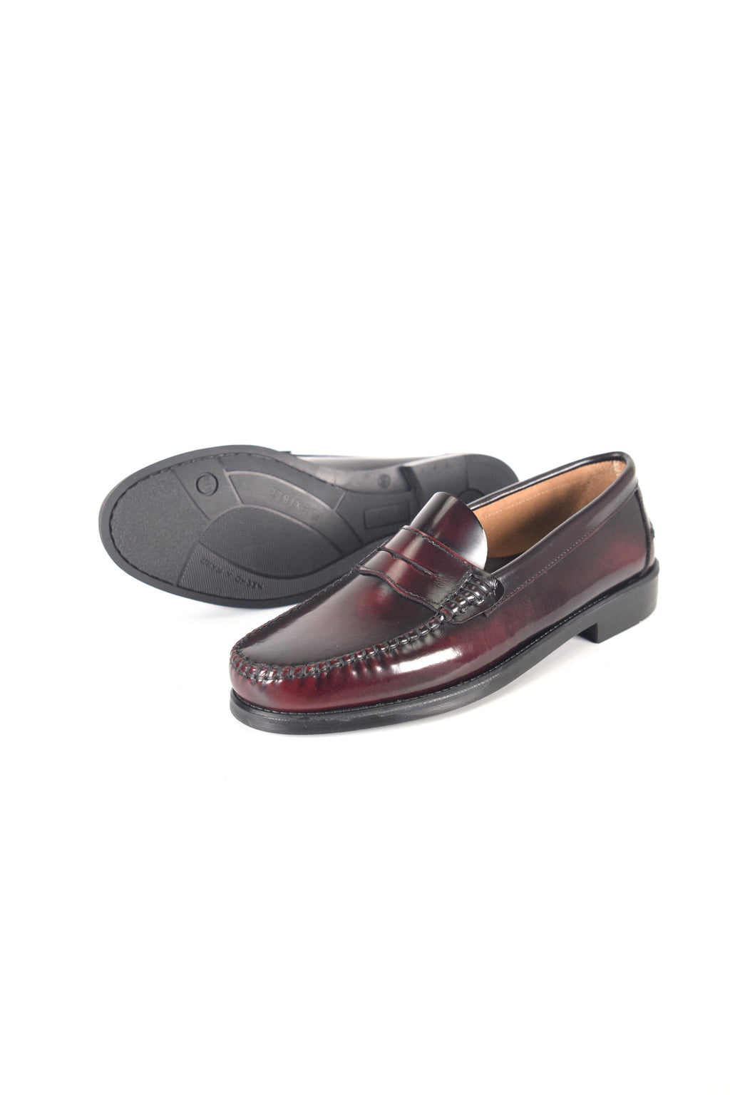 Leather Loafers Elegance - Women-Rubber-outsole